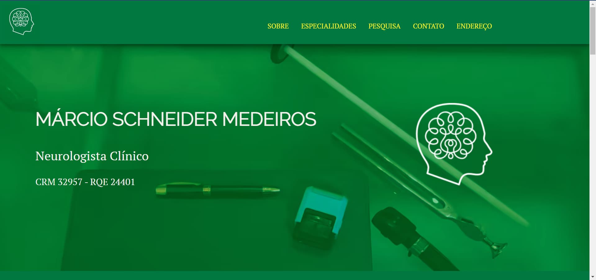 Marcio Medeiros Website